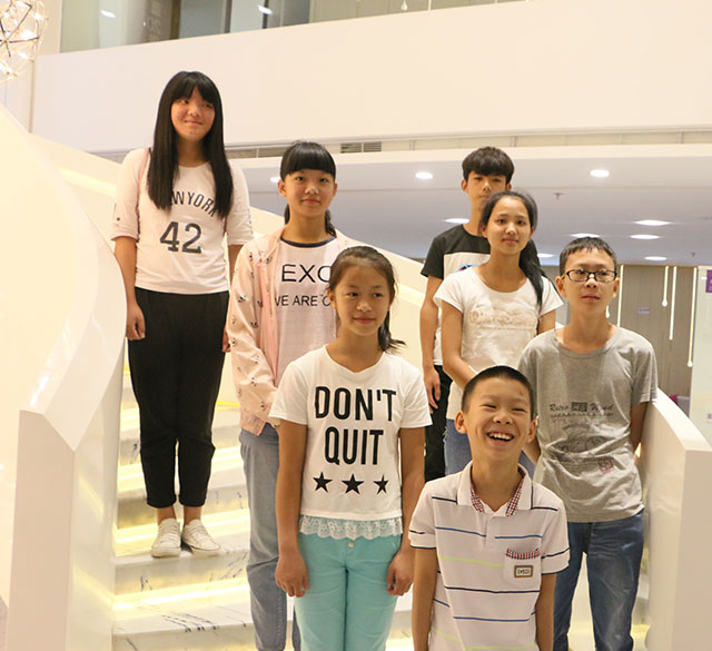 治疗结束后的孩子们