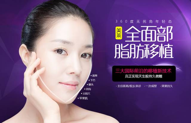 上海美莱自体脂肪丰脸部